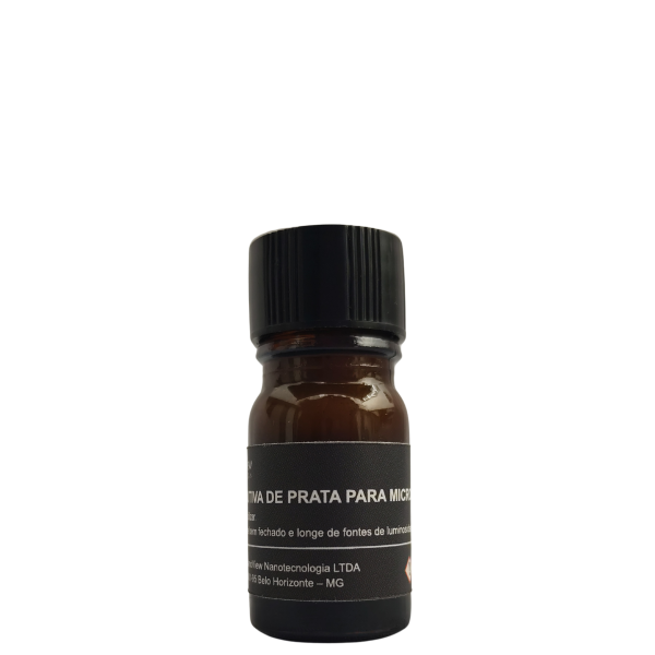 Tinta condutiva de prata para microscopia